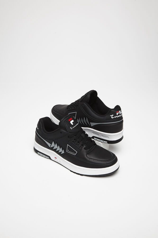 Fila Sneakers Tourissimo Low Mens Black - India ETU-826493